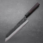 Kiritsuke Blue Steel #2 Kurouchi Büffelhorn und Ebenholz Griff 210mm-[Musashi]-[Japan-Küchenmesser]