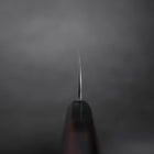 Kiritsuke Blue Steel #2 Kurouchi Büffelhorn und Ebenholz Griff 210mm-[Musashi]-[Japan-Küchenmesser]