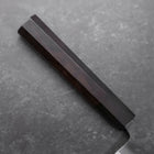 Kiritsuke Blue Steel #2 Kurouchi Büffelhorn und Ebenholz Griff 210mm-[Musashi]-[Japan-Küchenmesser]