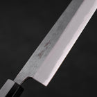 Kiritsuke Blue Steel #2 Kurouchi Büffelhorn und Teakholz Griff 210mm-[Musashi]-[Japan-Küchenmesser]