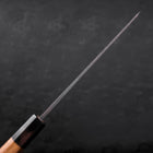 Kiritsuke Blue Steel #2 Kurouchi Damast Büffelhorn und Teakholz Griff 210mm-[Musashi]-[Japan-Küchenmesser]