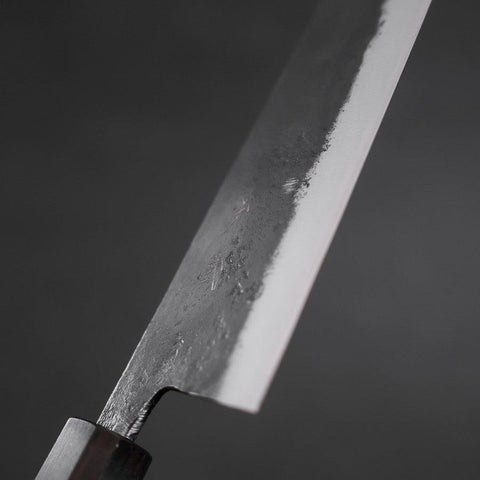 Kiritsuke Blue Steel #2 Kurouchi Ebenholz Griff 210mm-[Musashi]-[Japan-Küchenmesser]