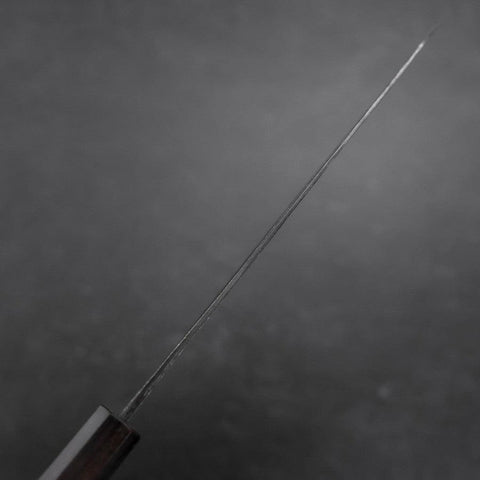 Kiritsuke Blue Steel #2 Kurouchi Ebenholz Griff 210mm-[Musashi]-[Japan-Küchenmesser]
