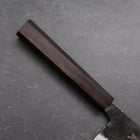 Kiritsuke Blue Steel #2 Kurouchi Ebenholz Griff 210mm-[Musashi]-[Japan-Küchenmesser]