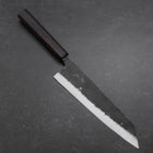 Kiritsuke Blue Steel #2 Kurouchi Ebenholz Griff 210mm-[Musashi]-[Japan-Küchenmesser]
