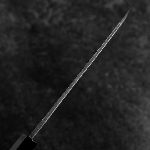 Kiritsuke Blue Steel #2 Kurouchi Nashiji Büffelhorn und Walnussholz Griff 200mm-[Musashi]-[Japan-Küchenmesser]