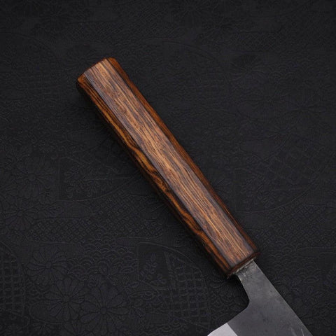 Kiritsuke Blue Steel #2 Kurouchi Sumi Urushi Griff 210mm-[Musashi]-[Japan-Küchenmesser]