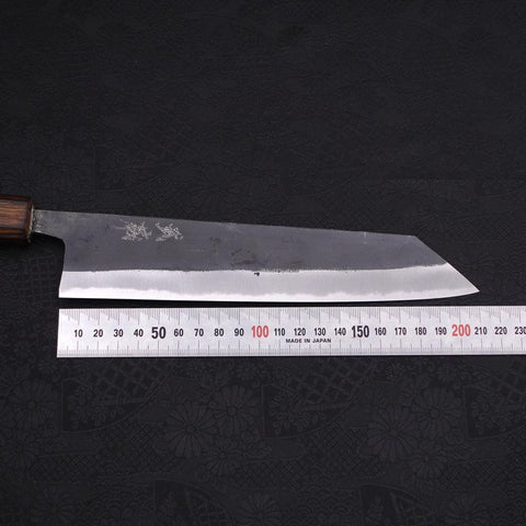 Kiritsuke Blue Steel #2 Kurouchi Sumi Urushi Griff 210mm-[Musashi]-[Japan-Küchenmesser]