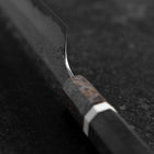 Kiritsuke Blue Steel #2 Nashiji Damast Ahornholz Griff 230mm-[Musashi]-[Japan-Küchenmesser]