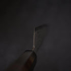Kiritsuke Blue Steel #2 Suminagashi Büffelhorn und Ebenholz Griff 240mm-[Musashi]-[Japan-Küchenmesser]
