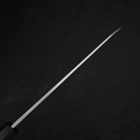Kiritsuke Blue Steel #2 Suminagashi Buffalo Ebony Handle 240mm (9.4”)-[Musashi]-[Japanese-Kitchen-Knives]