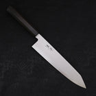 Kiritsuke Blue Steel #2 Suminagashi Büffelhorn und Ebenholz Griff 240mm-[Musashi]-[Japan-Küchenmesser]