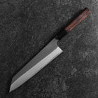 Kiritsuke Blue Super Kurouchi Damast Büffelhorn und Ebenholz Griff 210mm-[Musashi]-[Japan-Küchenmesser]