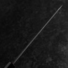 Kiritsuke Blue Super Kurouchi Damast Büffelhorn und Ebenholz Griff 210mm-[Musashi]-[Japan-Küchenmesser]
