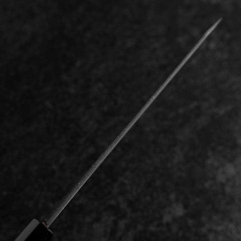 Kiritsuke Blue Super Kurouchi Damast Büffelhorn und Ebenholz Griff 210mm-[Musashi]-[Japan-Küchenmesser]