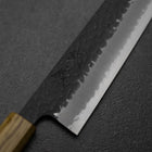 Kiritsuke Blue Super Kurouchi Tsuchime Eichenholz Griff 210mm-[Musashi]-[Japan-Küchenmesser]