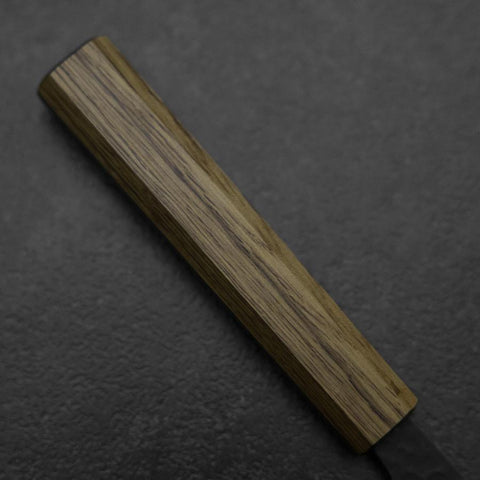 Kiritsuke Blue Super Kurouchi Tsuchime Eichenholz Griff 210mm-[Musashi]-[Japan-Küchenmesser]