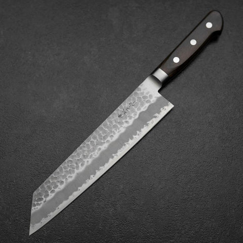 Kiritsuke Blue Super Tsuchime Brauner Westlicher Griff 210mm-[Musashi]-[Japan-Küchenmesser]