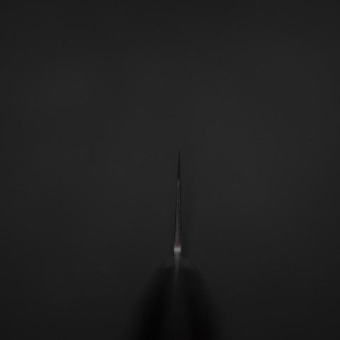 Kiritsuke Blue Super Tsuchime Brauner Westlicher Griff 210mm-[Musashi]-[Japan-Küchenmesser]