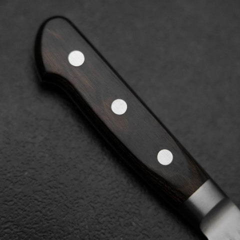 Kiritsuke Blue Super Tsuchime Brauner Westlicher Griff 210mm-[Musashi]-[Japan-Küchenmesser]