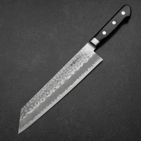 Kiritsuke Blue Super Tsuchime Schwarzer Westlicher Griff 210mm-[Musashi]-[Japan-Küchenmesser]