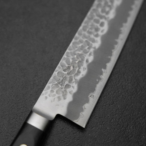 Kiritsuke Blue Super Tsuchime Schwarzer Westlicher Griff 210mm-[Musashi]-[Japan-Küchenmesser]