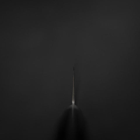 Kiritsuke Blue Super Tsuchime Schwarzer Westlicher Griff 210mm-[Musashi]-[Japan-Küchenmesser]