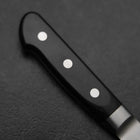 Kiritsuke Blue Super Tsuchime Schwarzer Westlicher Griff 210mm-[Musashi]-[Japan-Küchenmesser]