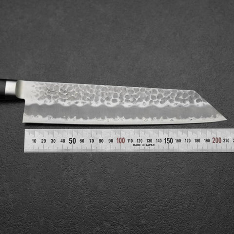 Kiritsuke Blue Super Tsuchime Schwarzer Westlicher Griff 210mm-[Musashi]-[Japan-Küchenmesser]