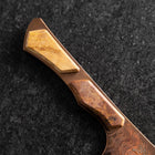 Kiritsuke Brotmesser VG-10 Kagami Damast Ahornholz Griff 210mm - Braun-[Musashi]-[Japan-Küchenmesser]