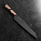 Kiritsuke Brotmesser VG-10 Kagami Damast Ahornholz Griff 210mm - Schwarz-[Musashi]-[Japan-Küchenmesser]