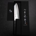 Kiritsuke Deba Silver Steel #3 Kagami Büffelhorn und Ebenholz Griff 180mm-[Musashi]-[Japan-Küchenmesser]