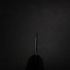 Kiritsuke Deba Silver Steel #3 Mirror Buffalo Ebony Handle 180mm (7”)-[Musashi]-[Japan-Küchenmesser]