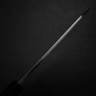 Kiritsuke Deba Silver Steel #3 Mirror Buffalo Ebony Handle 180mm (7”)-[Musashi]-[Japan-Küchenmesser]