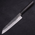 Kiritsuke Gyuto Blue Steel #1 Kurouchi Suminagashi Buffalo Ebony Handle 200mm (7.9”)-[Musashi]-[Japan-Küchenmesser]