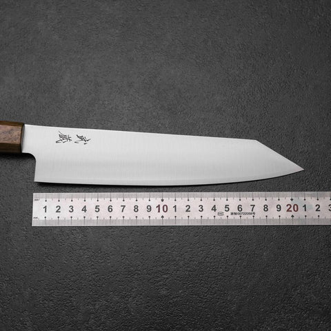 Kiritsuke Gyuto Blue Steel #2 Poliert Olivenholz Griff 210mm-[Musashi]-[Japan-Küchenmesser]