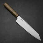 Kiritsuke Gyuto Blue Steel #2 Poliert Olivenholz Griff 210mm-[Musashi]-[Japan-Küchenmesser]