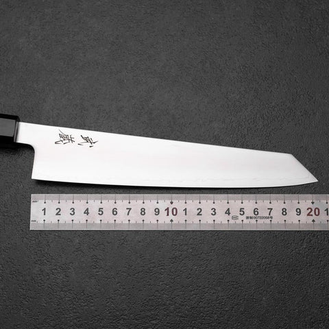 Kiritsuke Gyuto SLD Kagami Büffelhorn und Walnussholz Griff 205mm-[Musashi]-[Japan-Küchenmesser]