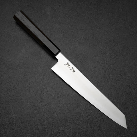 Kiritsuke Gyuto SLD Kagami Büffelhorn und Walnussholz Griff 205mm-[Musashi]-[Japan-Küchenmesser]