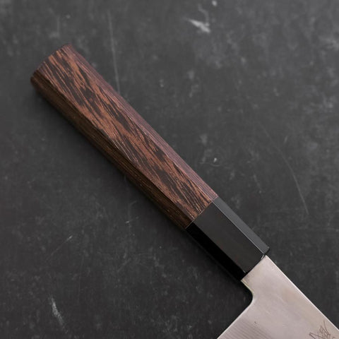 Kiritsuke Gyuto Silver Steel #3 Damascus Buffalo Wenge Handle 210mm-[Musashi]-[Japanese-Kitchen-Knives]