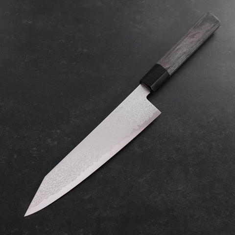 Kiritsuke Gyuto VG-10 Damast Grauer Ahornholz Griff 210mm-[Musashi]-[Japan-Küchenmesser]