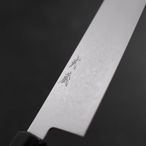 Kiritsuke Gyuto VG-10 Damast Grauer Ahornholz Griff 210mm-[Musashi]-[Japan-Küchenmesser]