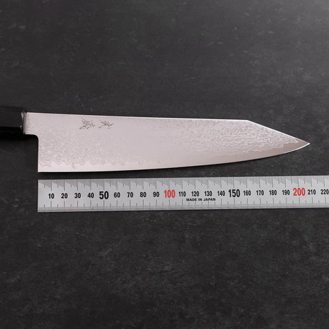 Kiritsuke Gyuto VG-10 Damast Grauer Ahornholz Griff 210mm-[Musashi]-[Japan-Küchenmesser]