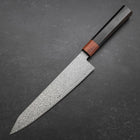 Kiritsuke Gyuto VG-10 Damast Rosen- und Ebenholz Griff 210mm-[Musashi]-[Japan-Küchenmesser]