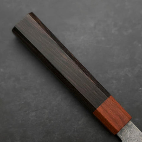 Kiritsuke Gyuto VG-10 Damast Rosen- und Ebenholz Griff 210mm-[Musashi]-[Japan-Küchenmesser]