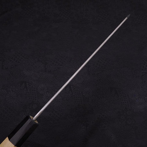 Kiritsuke Gyuto White Steel #2 Kurouchi Buffalo Magnolia Handle 230mm