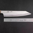 Kiritsuke HAP-40 Poliert Doppelter Büffelhorn-Kappe und Magnolienholz Griff 200mm-[Musashi]-[Japan-Küchenmesser]