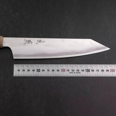 Kiritsuke HAP-40 Poliert Doppelter Büffelhorn-Kappe und Magnolienholz Griff 200mm-[Musashi]-[Japan-Küchenmesser]