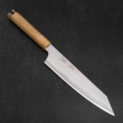 Kiritsuke HAP-40 Poliert Doppelter Büffelhorn-Kappe und Magnolienholz Griff 200mm-[Musashi]-[Japan-Küchenmesser]