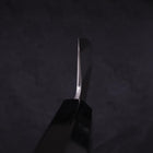 Kiritsuke Ko-Santoku White Steel #2 Kurouchi Büffelhorn und Magnolienholz Griff 135mm-[Musashi]-[Japan-Küchenmesser]